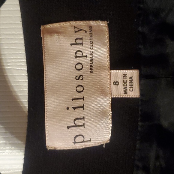 Philosophy size 8 zipper blazer - Picture 2 of 3